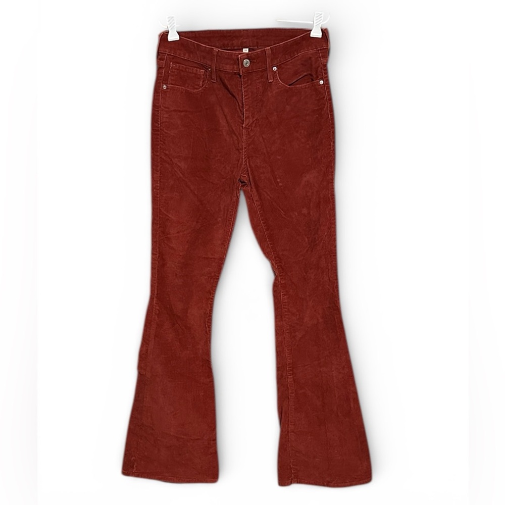 Levi’s Strauss & Co Women's Red Corduroy Flare Pant